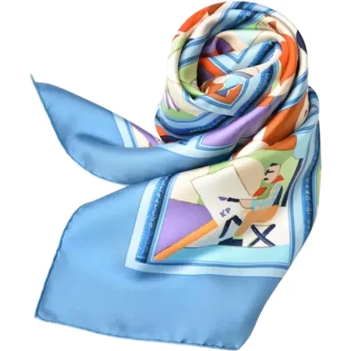 Pre-owned Canvas scarves , female, Sizes: ONE SIZE - Hermès Vintage - Modalova