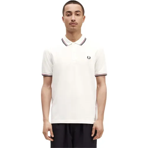 Contrast Stripes Polo Shirt , male, Sizes: XL, 2XL - Fred Perry - Modalova