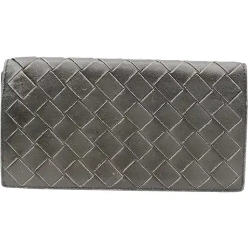 Pre-owned Leather wallets , female, Sizes: ONE SIZE - Bottega Veneta Vintage - Modalova