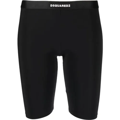 Schwarzer Bikini-Bottom Casual-Stil , Damen, Größe: S - Dsquared2 - Modalova