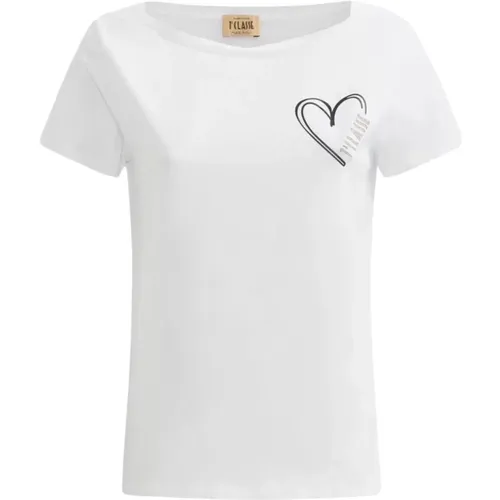 Herz Logo T-shirt , Damen, Größe: S - Alviero Martini 1a Classe - Modalova
