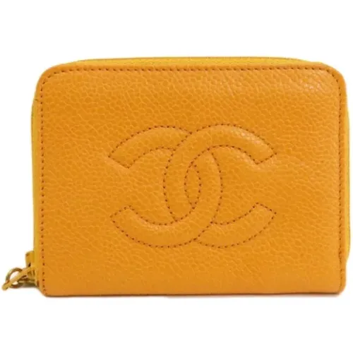 Pre-owned Leather wallets , female, Sizes: ONE SIZE - Chanel Vintage - Modalova