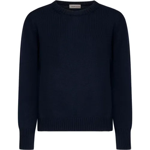 Blaue Pullover Kollektion - Blanca Vita - Modalova