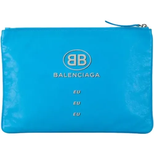 Pre-owned Leder clutches , Damen, Größe: ONE Size - Balenciaga Vintage - Modalova