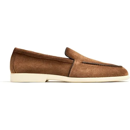 Stylish Sneakers for Men , male, Sizes: 8 1/2 UK - Santoni - Modalova