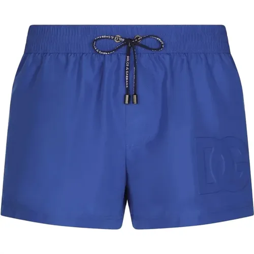 Badeboxershorts für Herren , Herren, Größe: M - Dolce & Gabbana - Modalova