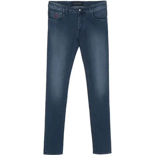 Jeans Denim , male, Sizes: W32, W34, W36, W40, W30, W38, W37, W31 - Hand Picked - Modalova