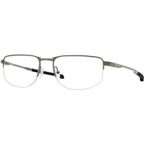 Stilvolle Brille Addams in Schwarz , Herren, Größe: 54 MM - Oakley - Modalova