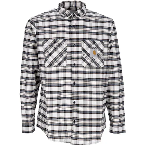 Long Sleeve Button Shirt with Pockets , male, Sizes: M - Carhartt WIP - Modalova