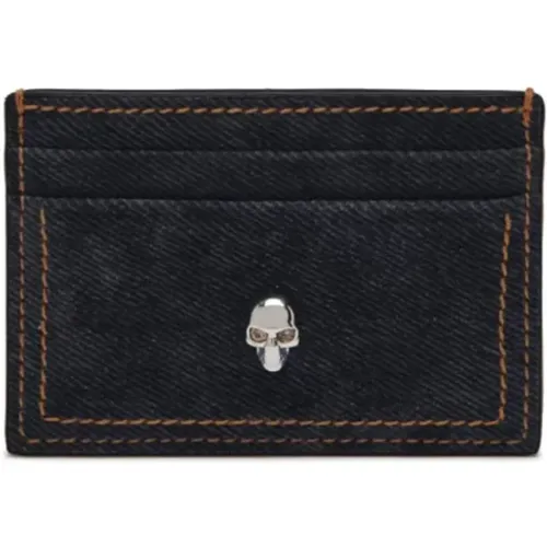 Wallet with Central Compartment , female, Sizes: ONE SIZE - alexander mcqueen - Modalova