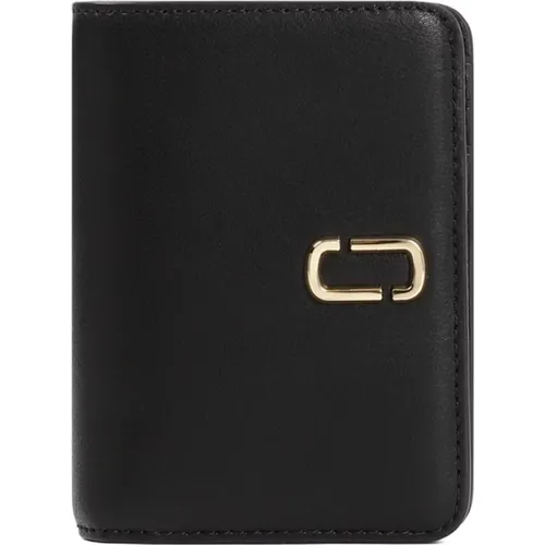 Compact Cow Leather Wallet , female, Sizes: ONE SIZE - Marc Jacobs - Modalova