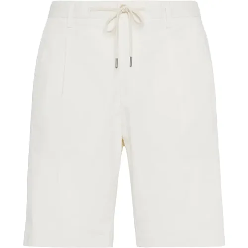 Baumwoll-Stretch-Shorts , Herren, Größe: M - Boggi Milano - Modalova