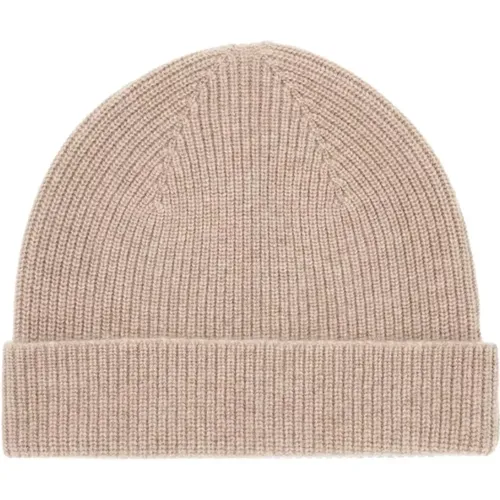 Cashmere Beanie with Brand Detail , unisex, Sizes: ONE SIZE - Ermenegildo Zegna - Modalova