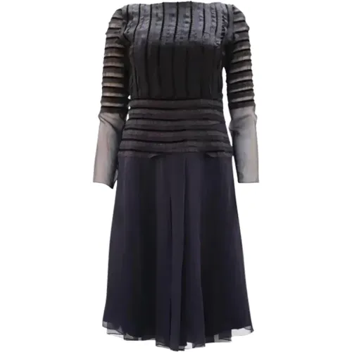 Pre-owned Silk dresses , female, Sizes: XS - Oscar De La Renta Pre-owned - Modalova