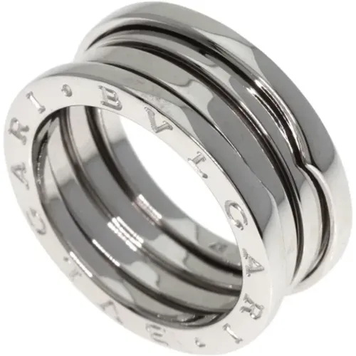 Pre-owned White Gold rings , female, Sizes: ONE SIZE - Bvlgari Vintage - Modalova