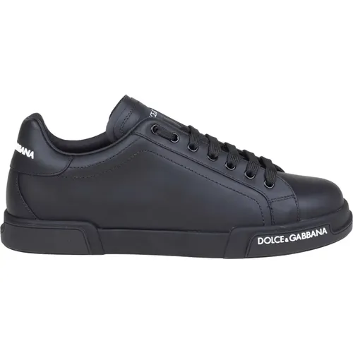 Portofino Sneakers , male, Sizes: 8 UK, 7 UK, 11 UK, 6 1/2 UK, 6 UK, 7 1/2 UK, 10 UK, 9 1/2 UK, 9 UK - Dolce & Gabbana - Modalova