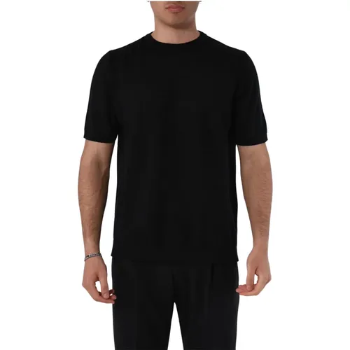 Linen T-shirt with Regular Fit , male, Sizes: M, L, S, XL - Costumein - Modalova