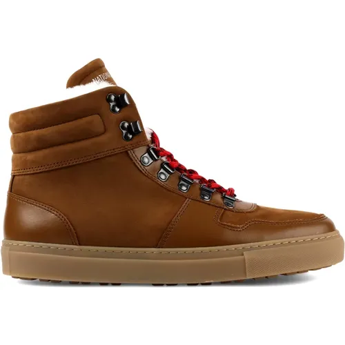 Handgefertigte Cognac Sneakers - NATIONAL STANDARD - Modalova