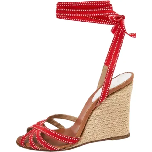 Pre-owned Stoff sandals - Christian Louboutin Pre-owned - Modalova