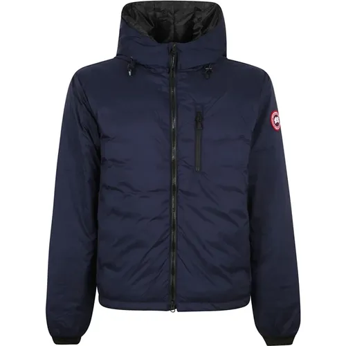 Navy Winter Jacket Men's Outerwear , male, Sizes: S, XL, L, M - Canada Goose - Modalova
