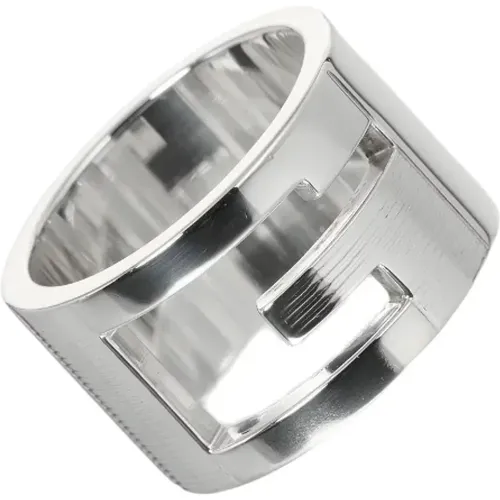 Pre-owned Metal rings , female, Sizes: ONE SIZE - Gucci Vintage - Modalova