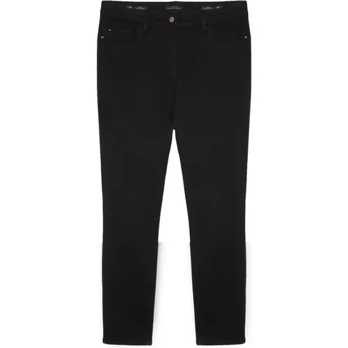 Schwarze Skinny Push-up-Jeans Modell Giada , Damen, Größe: L - Fiorella Rubino - Modalova