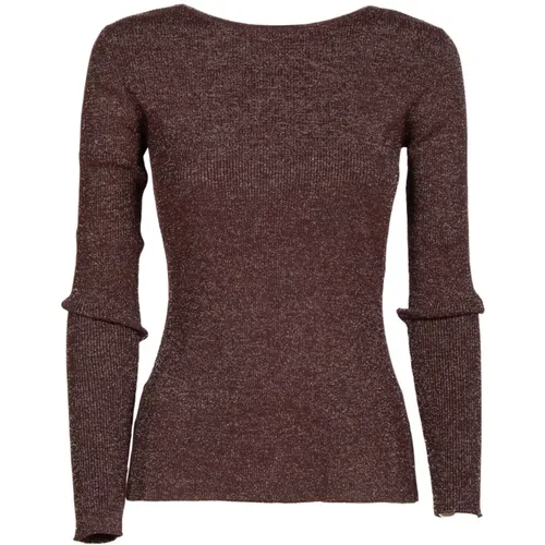 Plum Favella Sweater , female, Sizes: XL, L, S, M - Max Mara - Modalova