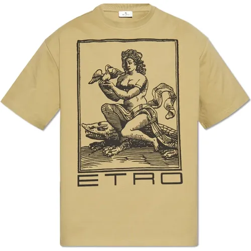 Bedrucktes T-Shirt Etro - ETRO - Modalova