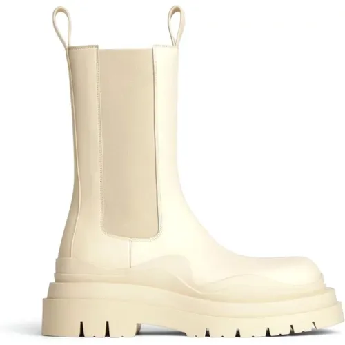Elegant Leather Boots , female, Sizes: 7 UK, 6 UK, 4 UK - Bottega Veneta - Modalova