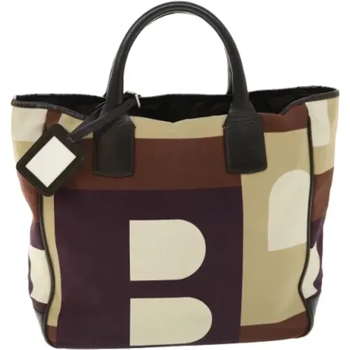 Pre-owned Canvas handbags , female, Sizes: ONE SIZE - Bally Pre-owned - Modalova