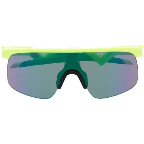 Orange Sonnenbrille für den täglichen Gebrauch,Resistor Sonnenbrille,Sportliche Sonnenbrille mit leichten Rahmen und polarisierten Gläsern - Oakley - Modalova