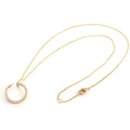 Pre-owned Rose Gold necklaces , female, Sizes: ONE SIZE - Cartier Vintage - Modalova