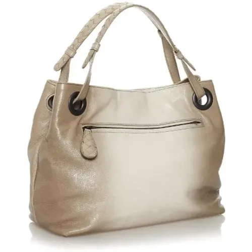 Pre-owned Silver Leather Bottega Veneta Shoulder Bag , female, Sizes: ONE SIZE - Bottega Veneta Vintage - Modalova