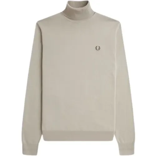High Neck Sweater , male, Sizes: XL, L - Fred Perry - Modalova