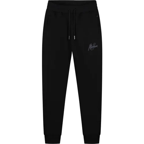 Schwarze Jogginghose Mm1-Aw24-11 , Herren, Größe: XL - Malelions - Modalova