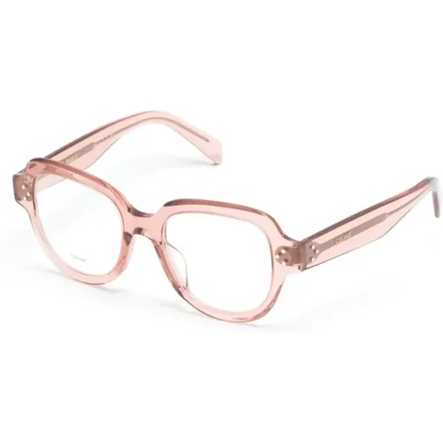 Rosa Optische Brille Must-Have , Damen, Größe: 50 MM - Celine - Modalova