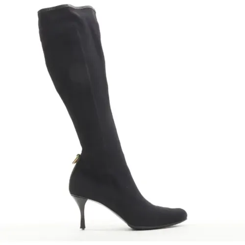 Pre-owned Stoff boots , Damen, Größe: 36 1/2 EU - Gucci Vintage - Modalova