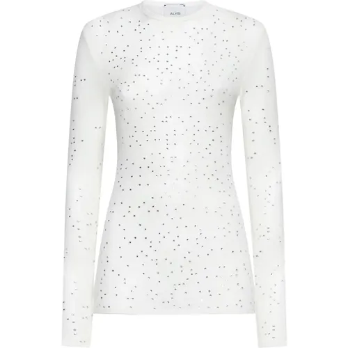 Stylische Pullover mit Applikationen , Damen, Größe: XS - Alysi - Modalova
