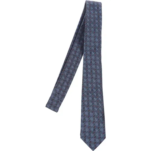 Elegant Silk Tie for Men , male, Sizes: ONE SIZE - ETRO - Modalova