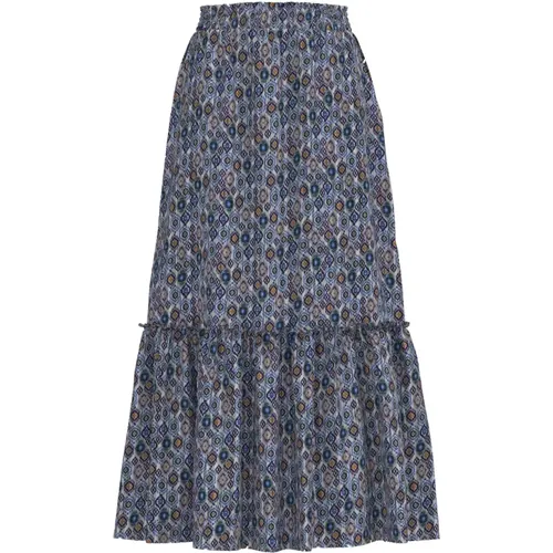 Mosaiccc Gipsy Skirt in Sky Blue , female, Sizes: XL, L, S, M - Co'Couture - Modalova