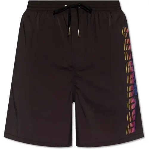 Badeshorts mit Logo , Herren, Größe: L - Dsquared2 - Modalova