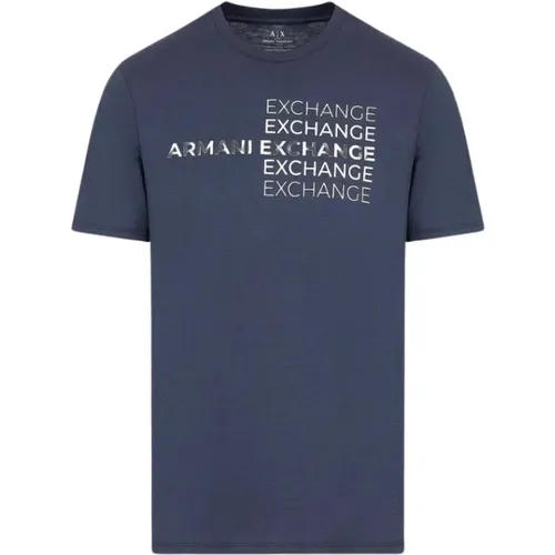 Basic Tee Shirt , male, Sizes: M, S - Armani Exchange - Modalova