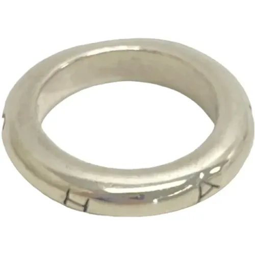 Pre-owned Silver rings , female, Sizes: ONE SIZE - Chanel Vintage - Modalova