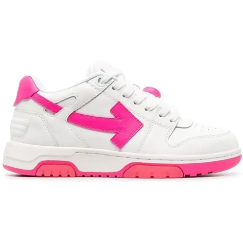 Off , /Pink Womens Sneaker with Signature Arrows , female, Sizes: 6 UK - Off White - Modalova
