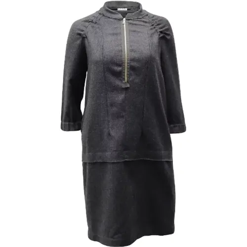 Pre-owned Wool dresses , female, Sizes: M - Marni Pre-owned - Modalova