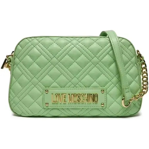 Gepolsterte PU-Schultertasche - Love Moschino - Modalova