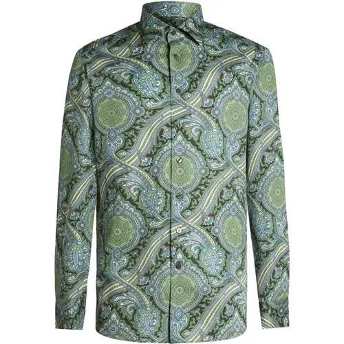 Casual Paisley Print Long Sleeve Shirt , male, Sizes: M, 2XS, XS, S - ETRO - Modalova