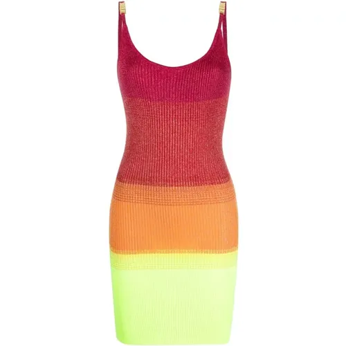 Lurex Gradient Tank Mini Dress , female, Sizes: XS, L, M, S - Gcds - Modalova