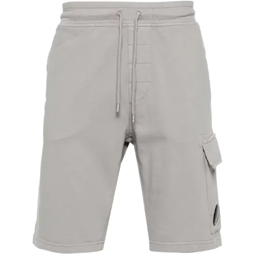Shorts aus leichtem Fleece , Herren, Größe: XL - C.P. Company - Modalova