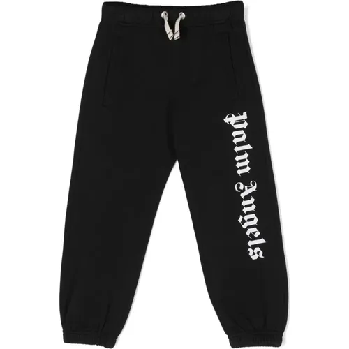 Logo Print Track Pants Schwarz - Palm Angels - Modalova